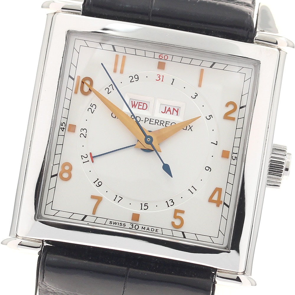 ジラール・ペルゴ GIRARD PERREGAUX 25810-11-151-0 ヴィンテージ 1945 トリプルカレンダー 自動巻き メンズ 良品 _957099【中古】