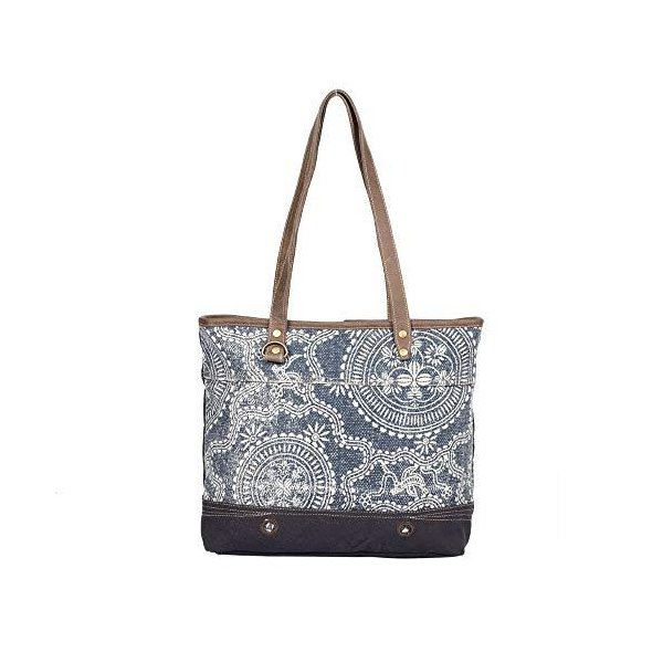 Myra Bag Sapphire Upcycled Canvas Tote Bag S-1323 並行輸入品