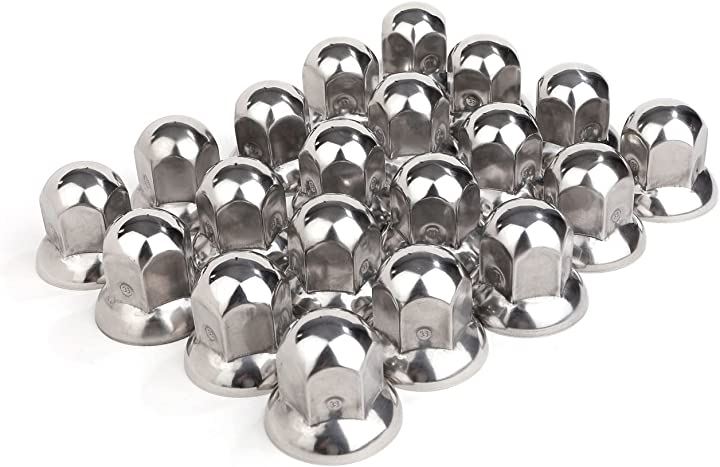 ナット キャップ ISO33mm 高さ51mm ステンレス 丸型 大型10穴用 デコトラ 汎用品 (20個セット)