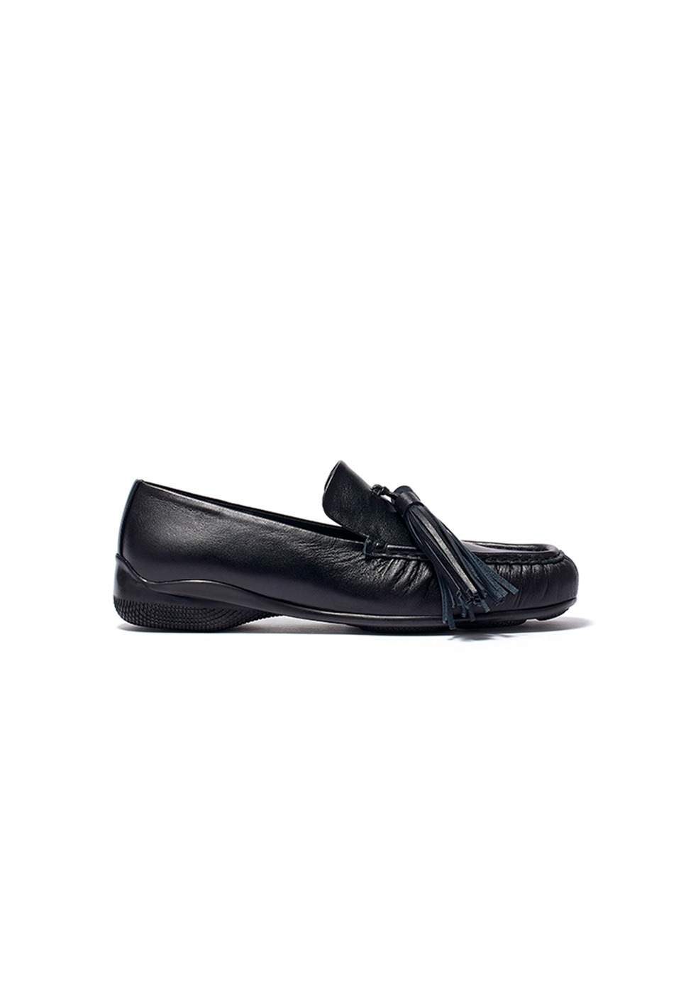 【OPEN Yy】 25FW TASSLE FLATS : BLACK