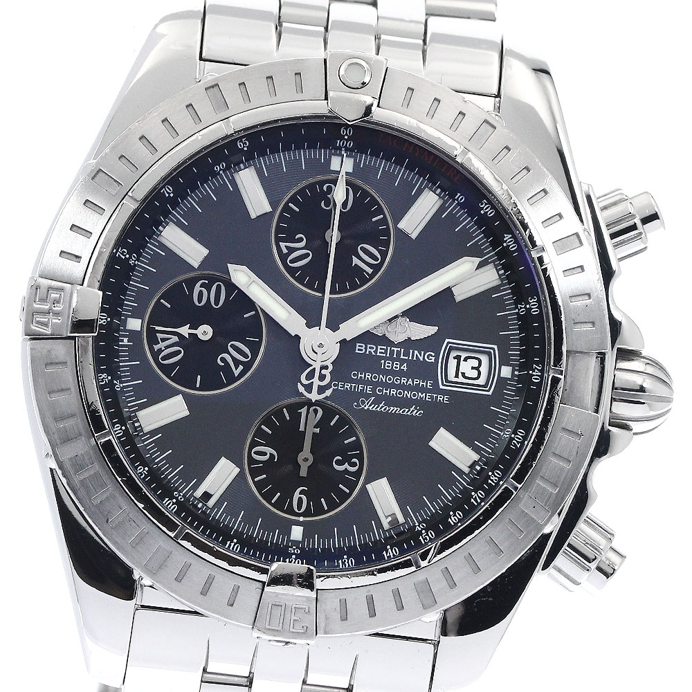 訳あり ブライトリング BREITLING A13356 クロノマット エボリューション 自動巻き メンズ _896558【中古】