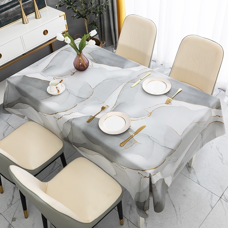 防水 防油 洗えないテーブルクロス 軽い高級テーブルクロス 長方形テーブルクロス コーヒーテーブル テーブルマット Douyin Kuaishou 1枚納品