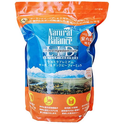他サイト： ナチュラルバランス サーモン＆チックピー 1kg キャットフード ドライフード 室内猫 対応 穀物不使用 アレルギー 対応食 食物繊維質 健康管理 猫用 ペットフード ペット用品 お試しの商品画像