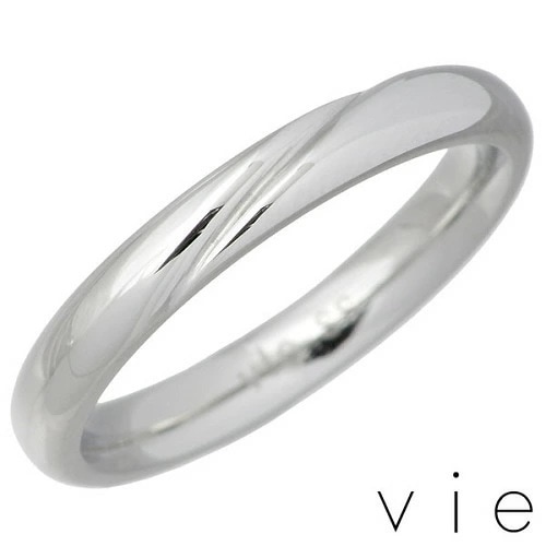 ヴィー vie ステンレス 甲丸リング 金属金属アレルギー対応