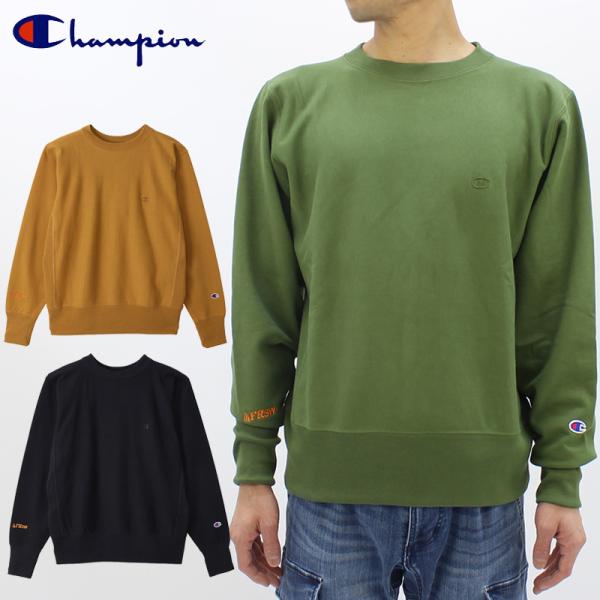 チャンピオン Champion リバースウィーブ(R) クルーネックスウェットシャツ 23FW C3-Y016 メンズ 長袖 トップス