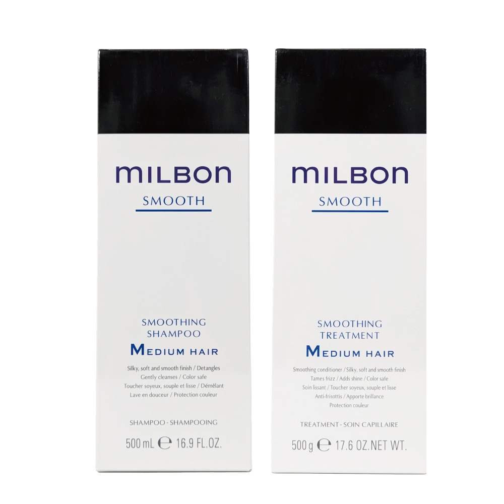 スムージング シャンプー・トリートメント セット 【Medium Hair (普通毛向け)】 500ml & 500g