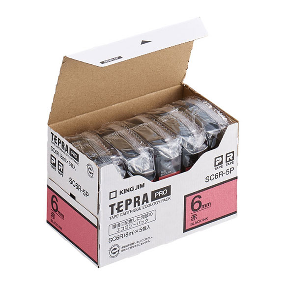 PROテープエコパックカラーラベル 5P （SC6） 5,627円