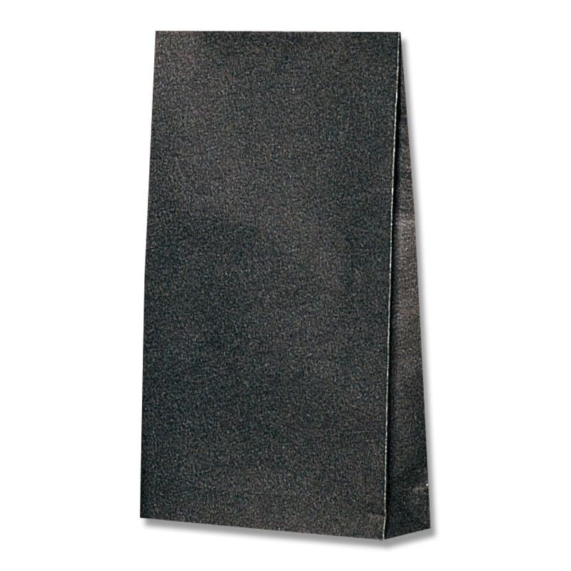 シモジマ HEIKO 紙袋 角底袋 ファンシーバッグ 4才 黒無地 100枚 幅210xマチ80x高385mm 002601200