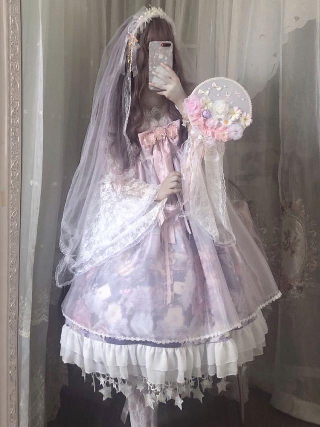 【全店任意2枚購入で100円OFF】チャイナスタイルロリータOPドレスプルナスチステーナロリータワンピースドレス