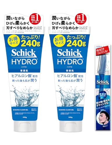 他サイト： Schick(シック) ハイドロ シェービングジェル 240g×2本 髭剃り ひげそり カミソリの商品画像