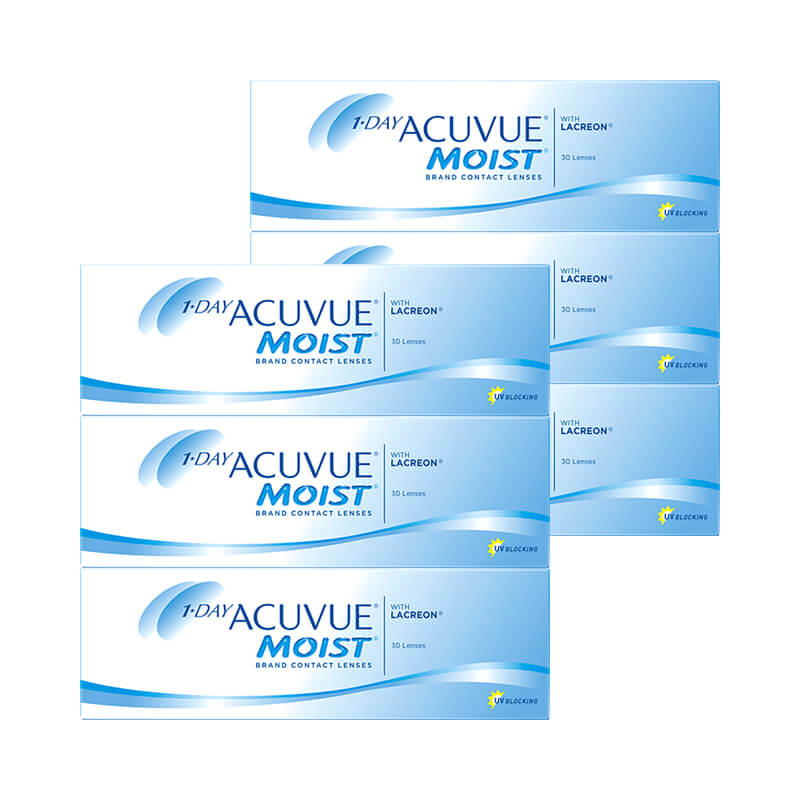 30枚入 [ 6箱 ] ワンデーアキュビューモイスト クリアコンタクトレンズ