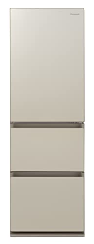 パナソニック 冷蔵庫 幅59cm 365L サテンゴールド NR-C373GC-N 3ドア 右開き 野菜室が真ん中 フルフラットガラスドア