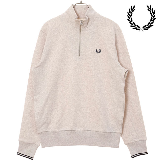 ハーフジップ スウェットシャツ [M3574-W50] メンズ トップス トレーナー プルオーバー PORRIDGEMARL/ANCHORGREY 正規取扱店