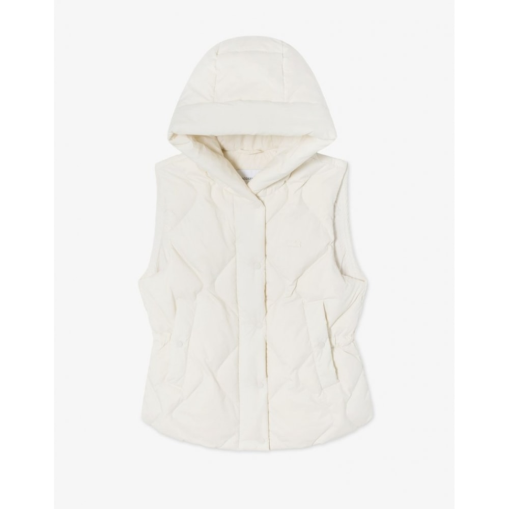 ラコステレディースフード付きキルトダウンベスト BF521E-54N BUQ 24,206円