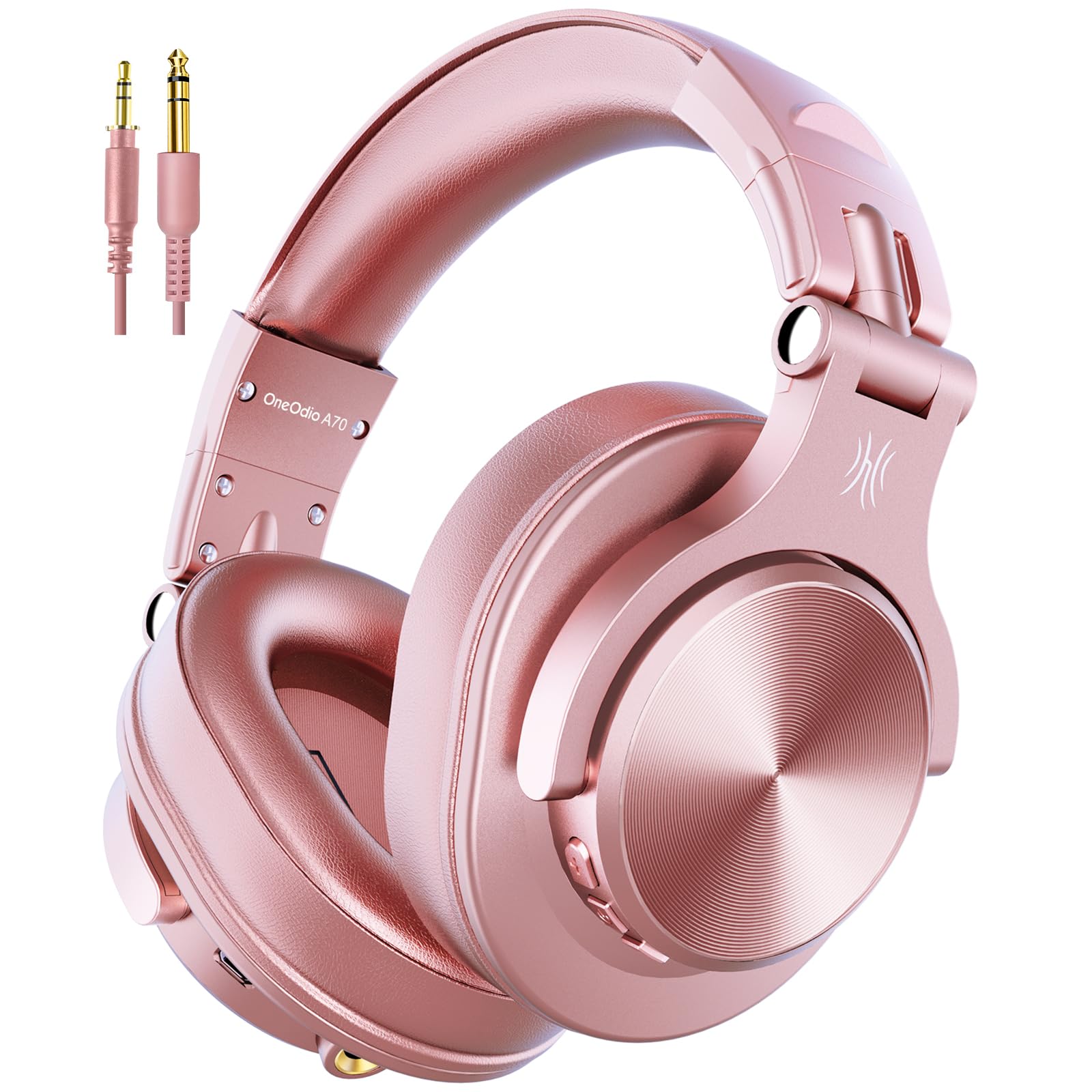 OneOdio A70 Bluetooth オーバーイヤーヘッドフォン ワイヤレスヘッドホン 再生時間 72 時間 3.5mm/6.35mm ジャック スタジオモニター ミキシング DJ ギターアンプ
