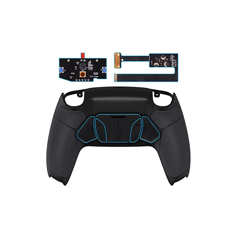 PS5コントローラー用 ブラックラバーグリップ RISE4 リマップ キット BDM 010と020