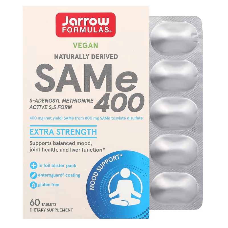 天然SAM-e（S-アデノシル-L-メチオニン）400 400mg 腸溶性コーティングタブレット60粒