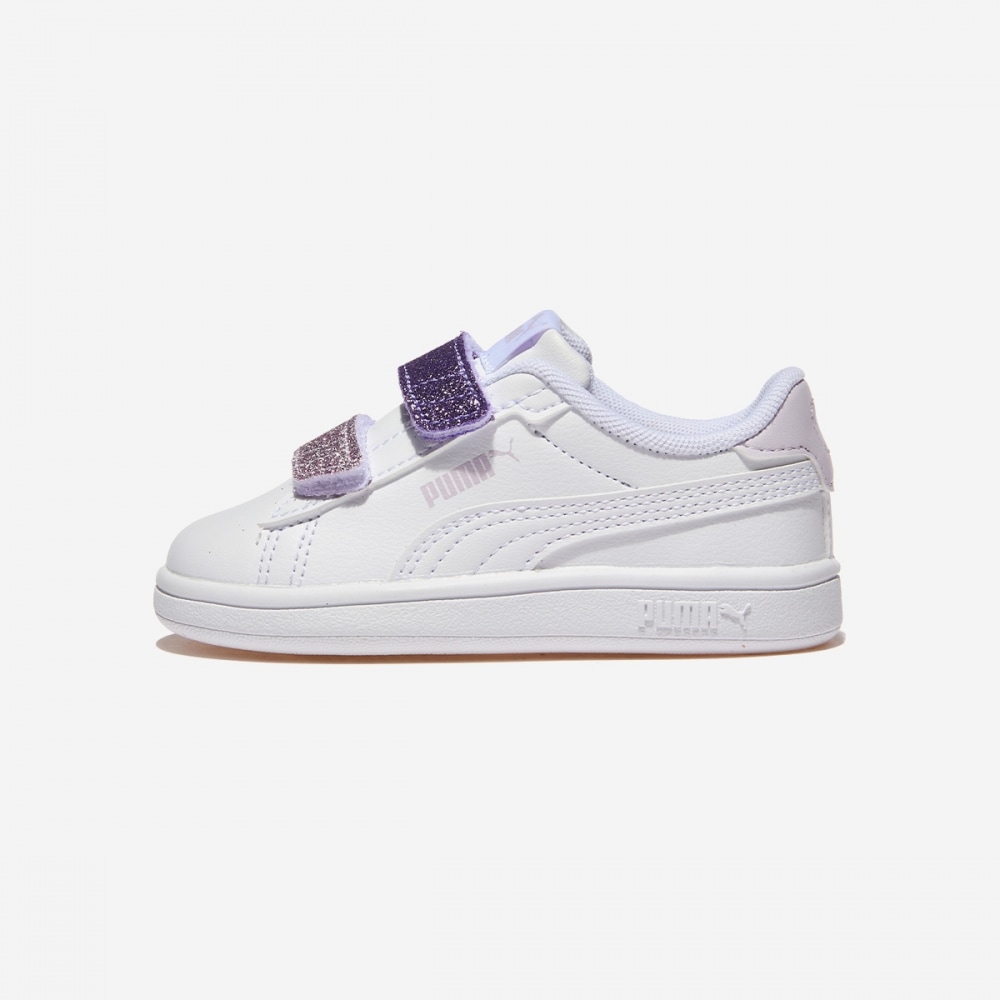 プーマ スマッシュ 3.0 L グリッター PKI39561006-PUMAホワイト-ラベンダーアラート-ライラックフロスト