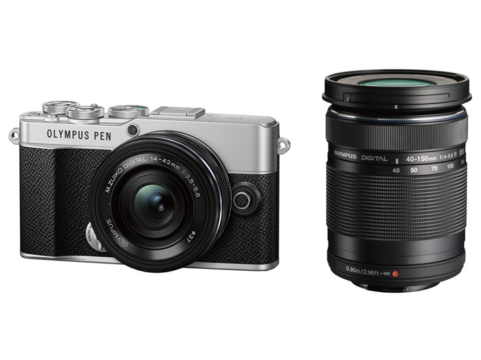 OM SYSTEM PEN E-P7 EZダブルズームキット シルバー