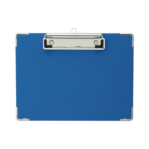 （まとめ）TANOSEE 用箋挟 A5ヨコ ブルー 1枚[x30セット]