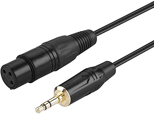 3.5 to SALE 56%OFF xlr，CableCreation 0.9M trs いいスタイル xl 3.5mm ブラック