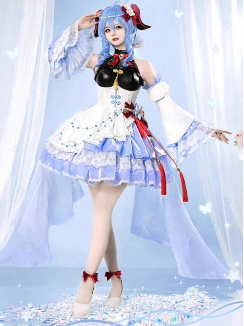 原神甘雨変仮コスプレ服コスプレ衣