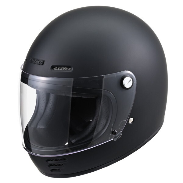 D61125 DN009CLフルフェイスヘルメットMBK/XL バイク用 SG規格 高強度ABS クラシック エアベンチレーション スピーカーホール装備 マットブラック XLサイズ(61-62cm) 10,149円