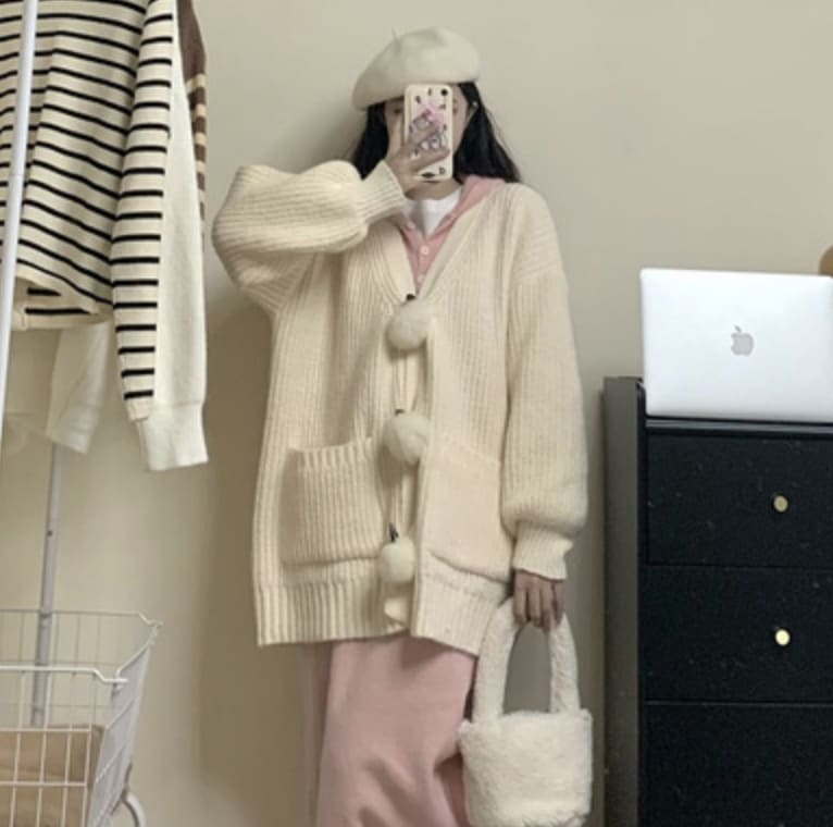 トップス アウター デート ニットソー セーター カーディガン 上着 袖あり 長袖 かわいい 大人可愛い きれいめ シンプル カジュアル 大人 上品 おしゃれ お洒落 主役級 存在感 春 秋 10代