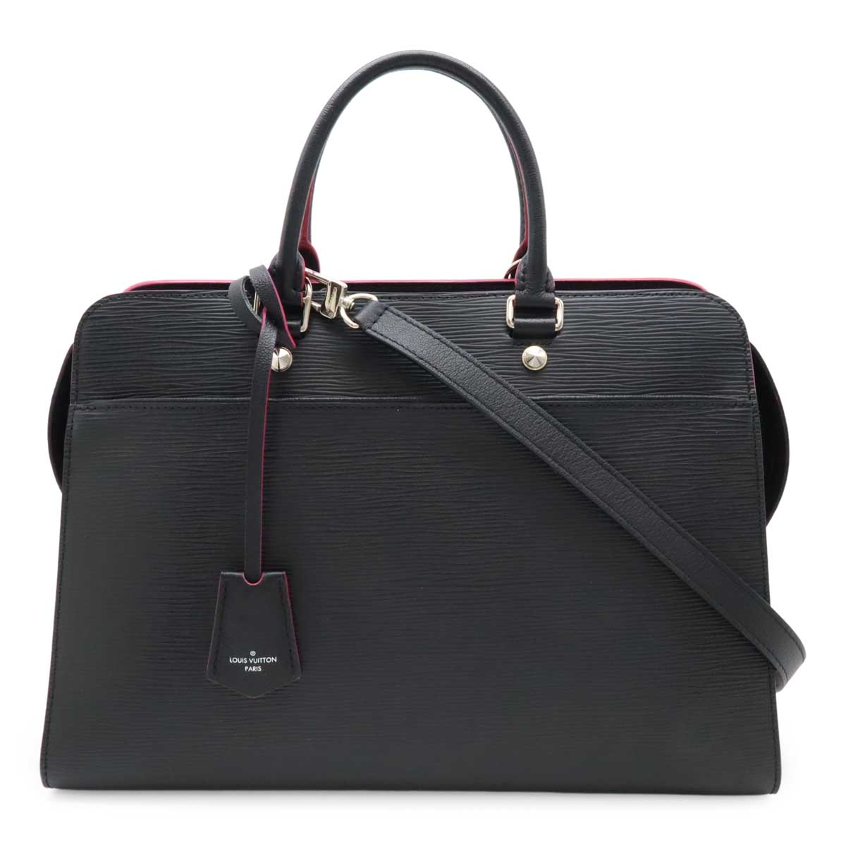 エピ ヴァノーGM ハンドバッグ トートバッグ 2WAY ショルダーバッグ ノワール ブラック ホットピンク M5414