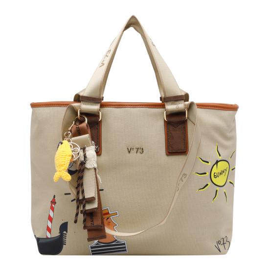 V73 Women Shoulder Bags 73BS9TZ01C BEIGE CUOIO Beige