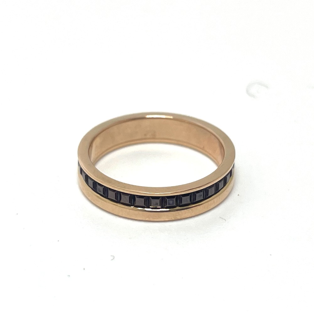 Boucheron ブシュロン リング・指輪 キャトル クラシック ハーフ アクセサリー ジュエリー K18PG ピンクゴールド/ブラウン