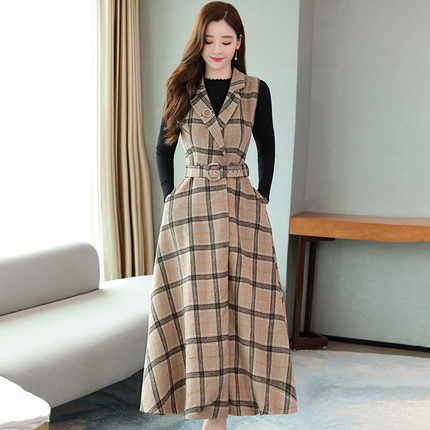 セットアップ レディース ワンピース トップス プルオーバー ニット 2点セット フ トップス 長袖