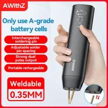 AWithZ 90 ギア調整可能なスポット溶接機ポータブルハンドヘルドスポット溶接機エネルギー貯蔵スポット溶接 DIY 18650 バッテリー用 5,395円