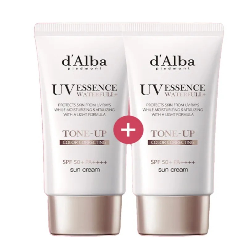 ウォーターフルトーンアップサンクリーム [SPF50+/PA++++], 50ml*2