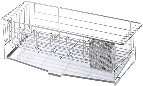 下村企販 水切りかご 水切りバスケット 3*4人用 【日本製】 ステンレス 箸置き付 41495 燕