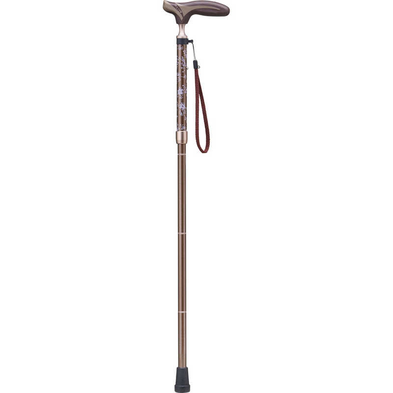 ケイホスピア　愛杖 抗菌 折りたたみタイプ FK-23 ブラウン
