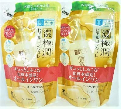 SKINLAB 【2個セット】肌ラボ 極潤 ヒアルロンジュレ つめかえ用 美容液 無香料 150mL入りx2個