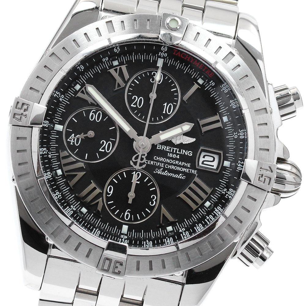 ブライトリング BREITLING A13356 クロノマット エボリューション 自動巻き メンズ _899554【中古】 326,300円