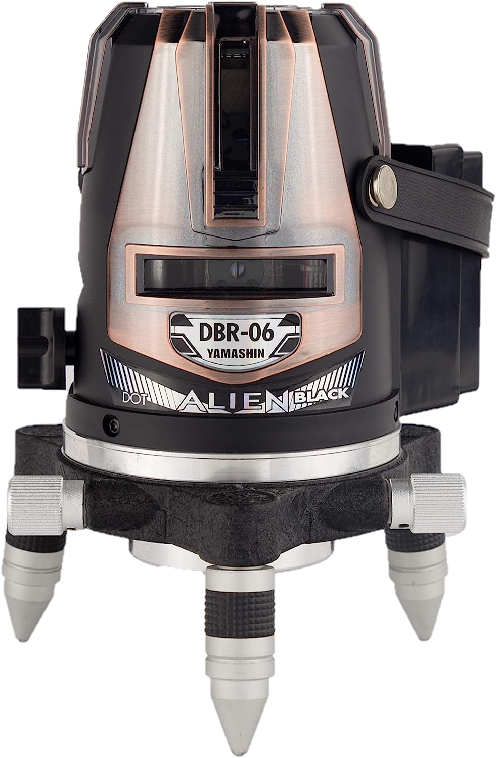 ブラックレーザー墨出し器 ドットライン 4方向大矩照射モデル フルセットDBR-06 DOT-W