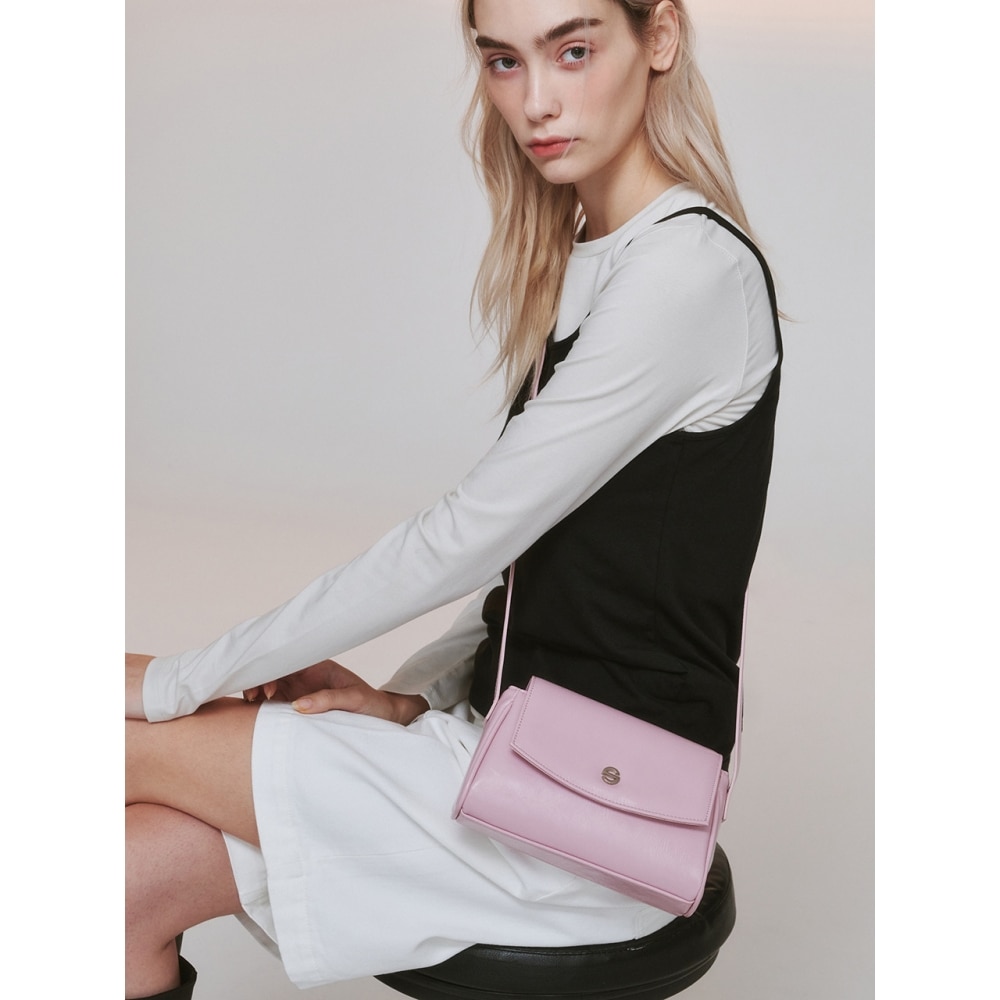 SEMICODE キャプチャーバッグマイクロクリンクルライトピンク 15,677円