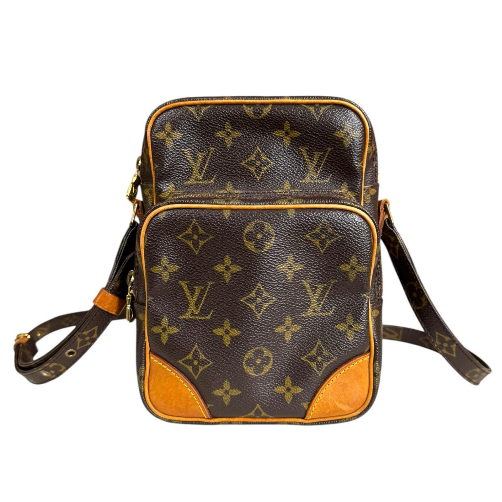 ルイヴィトン アマゾン モノグラム ショルダーバッグ モノグラムキャンバス M45236 ブラウン LOUIS VUITTON 中古