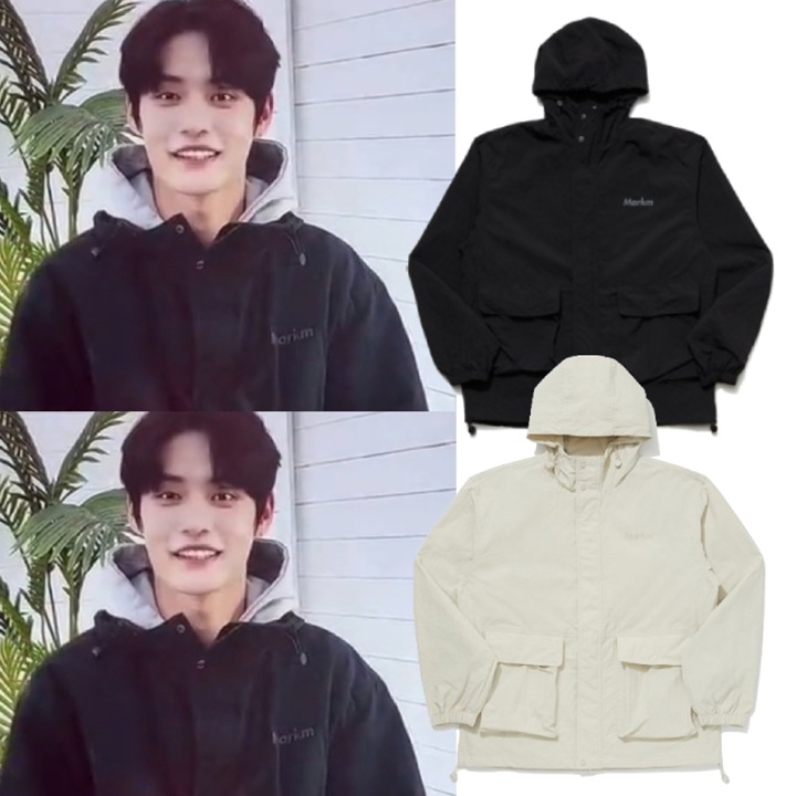 [ZB1 キムジウン 着用] OUT POCKET NYLON HOOD JACKET