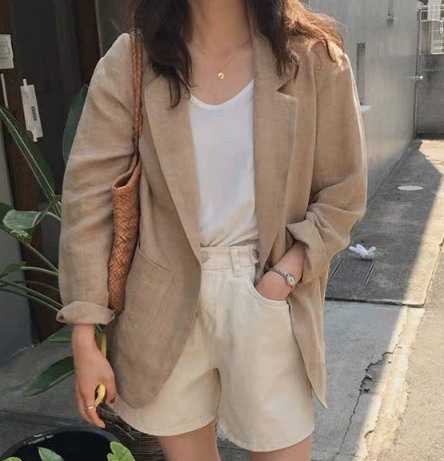 レディース コート アウター 上着 ガウン ミドル丈 長袖 襟付き ポケット リネン 大人可愛い きれいめ シンプル カジュアル おしゃれ かっこいい ラフ クール ナチュラル シック 知的 控えめ