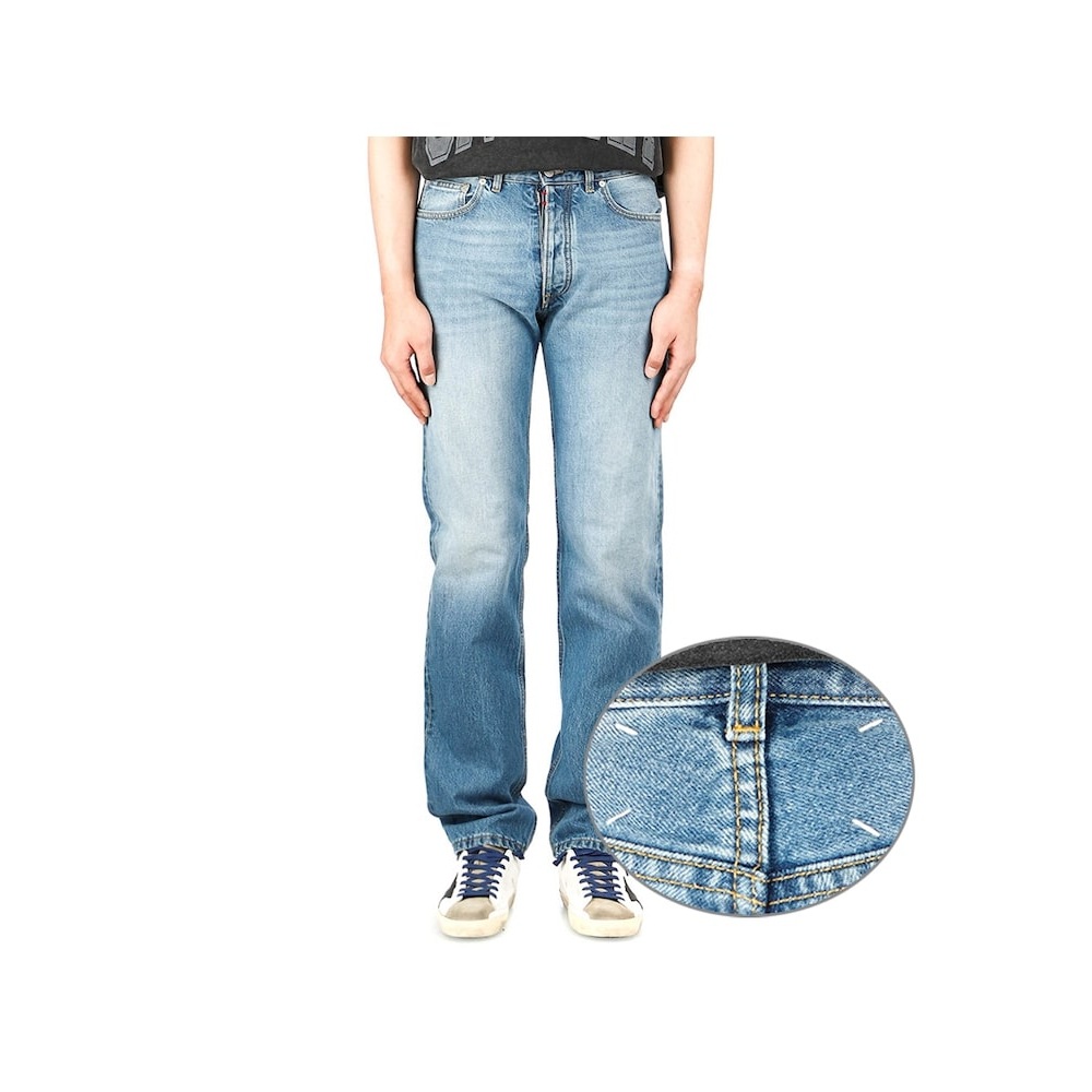 メゾンマルジェラ [メゾンマルジェラ] 22FW メンズデニムパンツ (SI1LA0001 S30561 966) Q7LSI1LA0001S3056196600