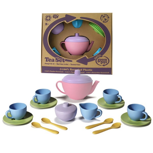 ティーポット ティーカップセット おもちゃ ティーセット 17p / グリーントイズ