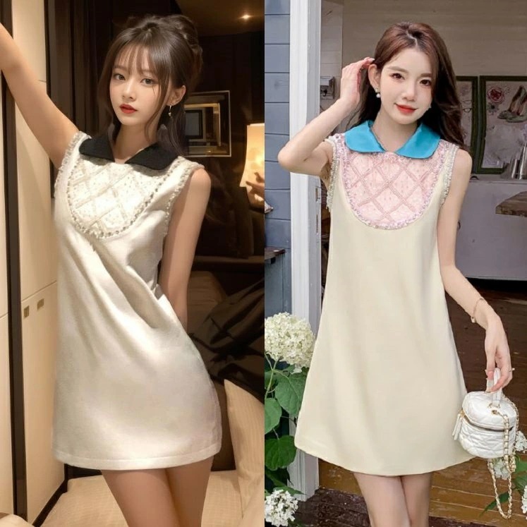 6月の新製品プロモーション最終日 キャバ嬢ドレス キャバドレス パーティードレス 韓国 ミニドレス 白 個性的 男ウケ 白ドレス レディース ワンピース ミニワンピース 襟付き 春 夏 秋 冬 ノース