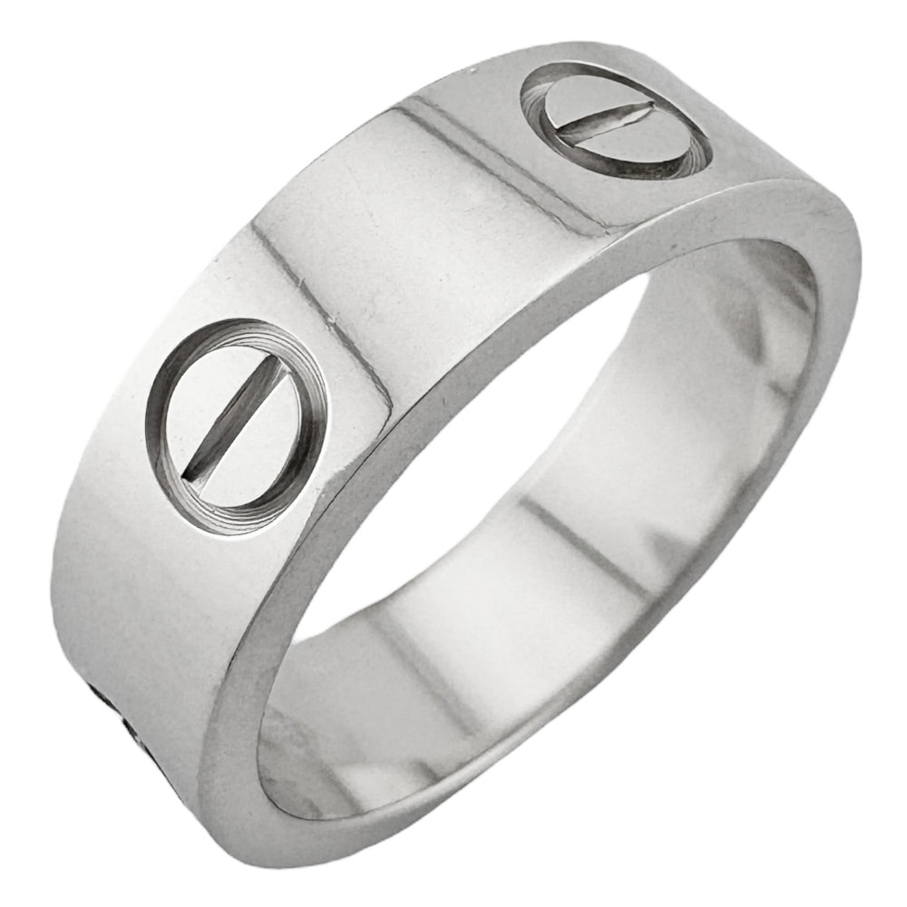 カルティエ ラブ リング 指輪 11.5号 18金 K18ホワイトゴールド CARTIER 中古 美品