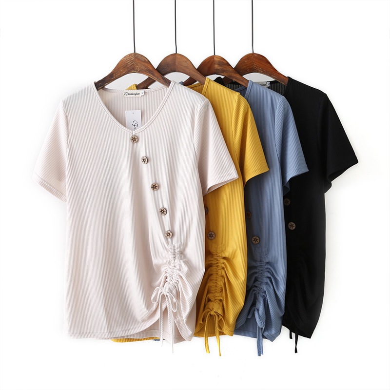 Tシャツ 韓国 半袖 レディーストップス 大きいサイズ 3l 4xl 5lブラウス カジュアル ゆっ