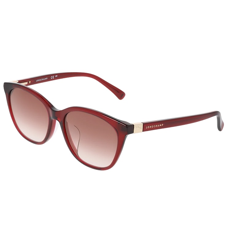 レディース サングラス lo767slbj-601 女性用 UVカット UV400 紫外線対策 ウェリントン 型 フレーム BURGUNDY カラー