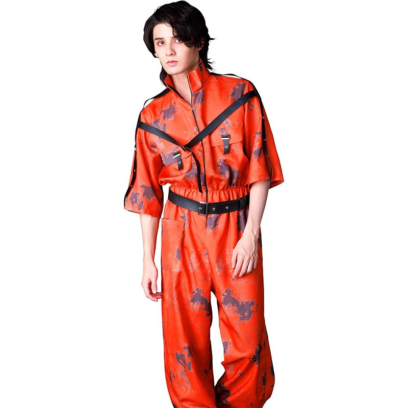 コスプレ ハロウィン ゾンビ 囚人 ネオゾンビ マッドプリズナー メンズ オレンジ[neozombie-prisoner]